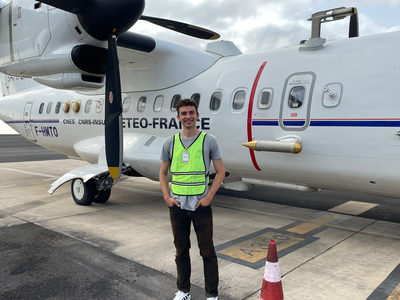 Brett in front of the ATR.